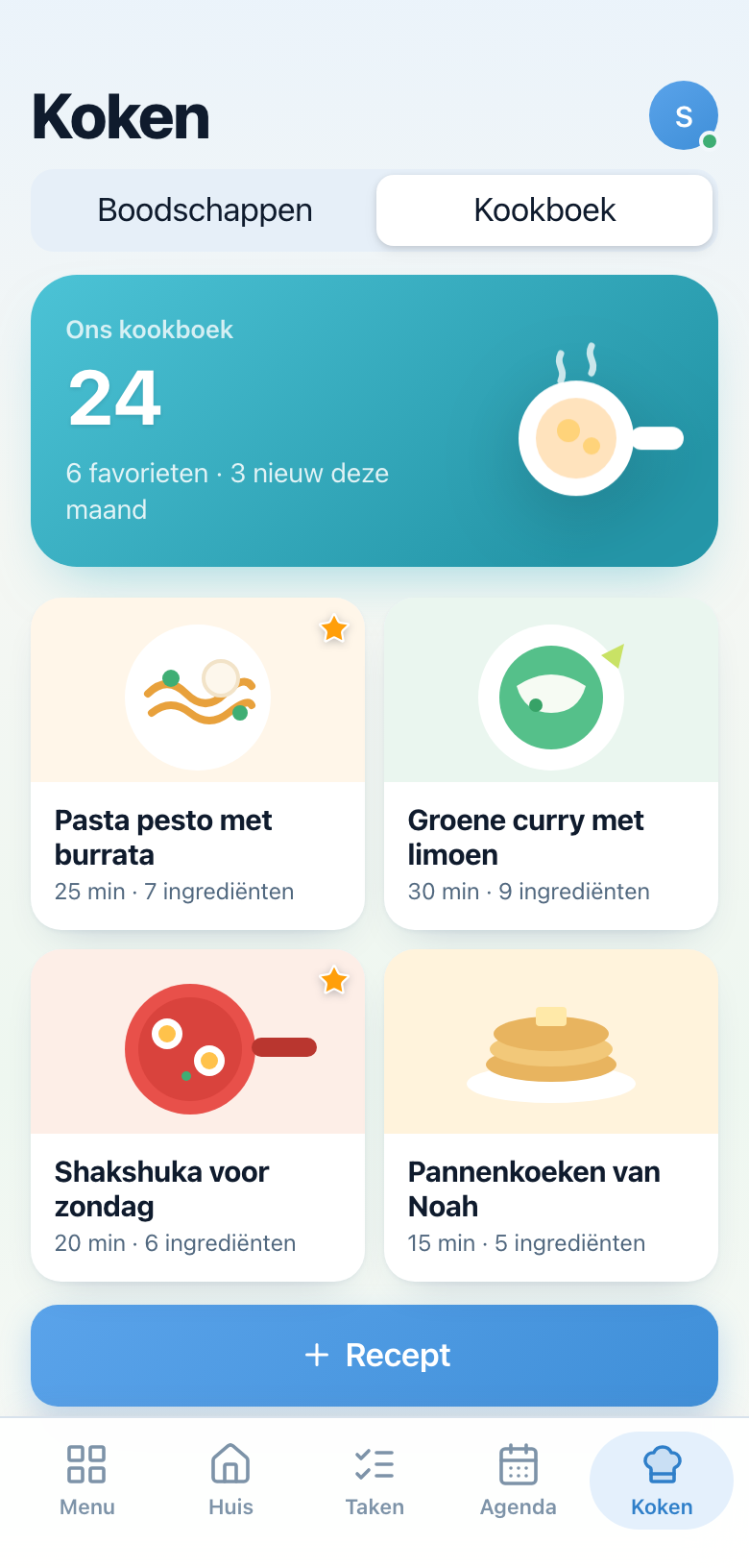 Koken & boodschappen